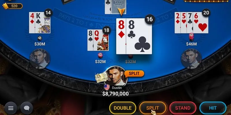 Ưu thế nổi bật khi tham gia Blackjack AA88